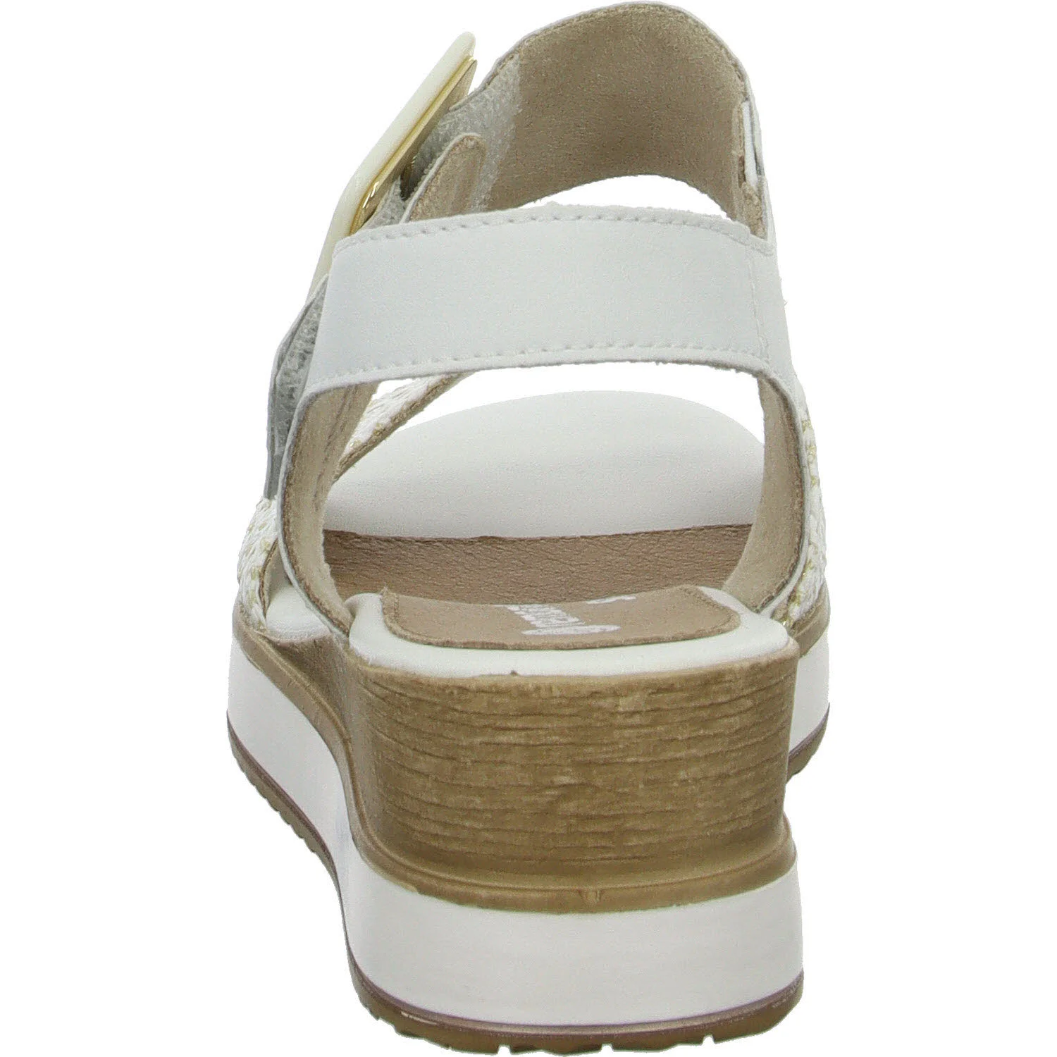 Remonte Damen Sandalen D6453-81 D6453 weiss-gold/weiss F 1/2 (normal)