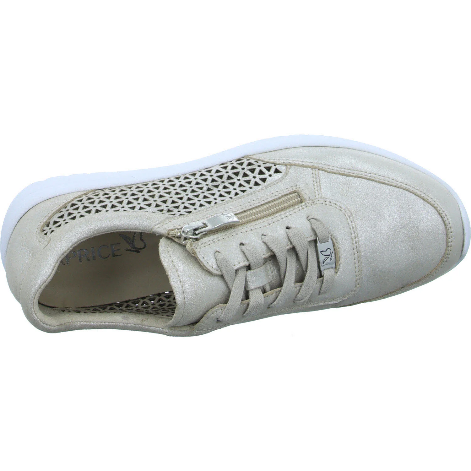 Caprice Damen Schnürschuhe 9-23550-42-341 9-23550-42 taupe metallic G (normal)