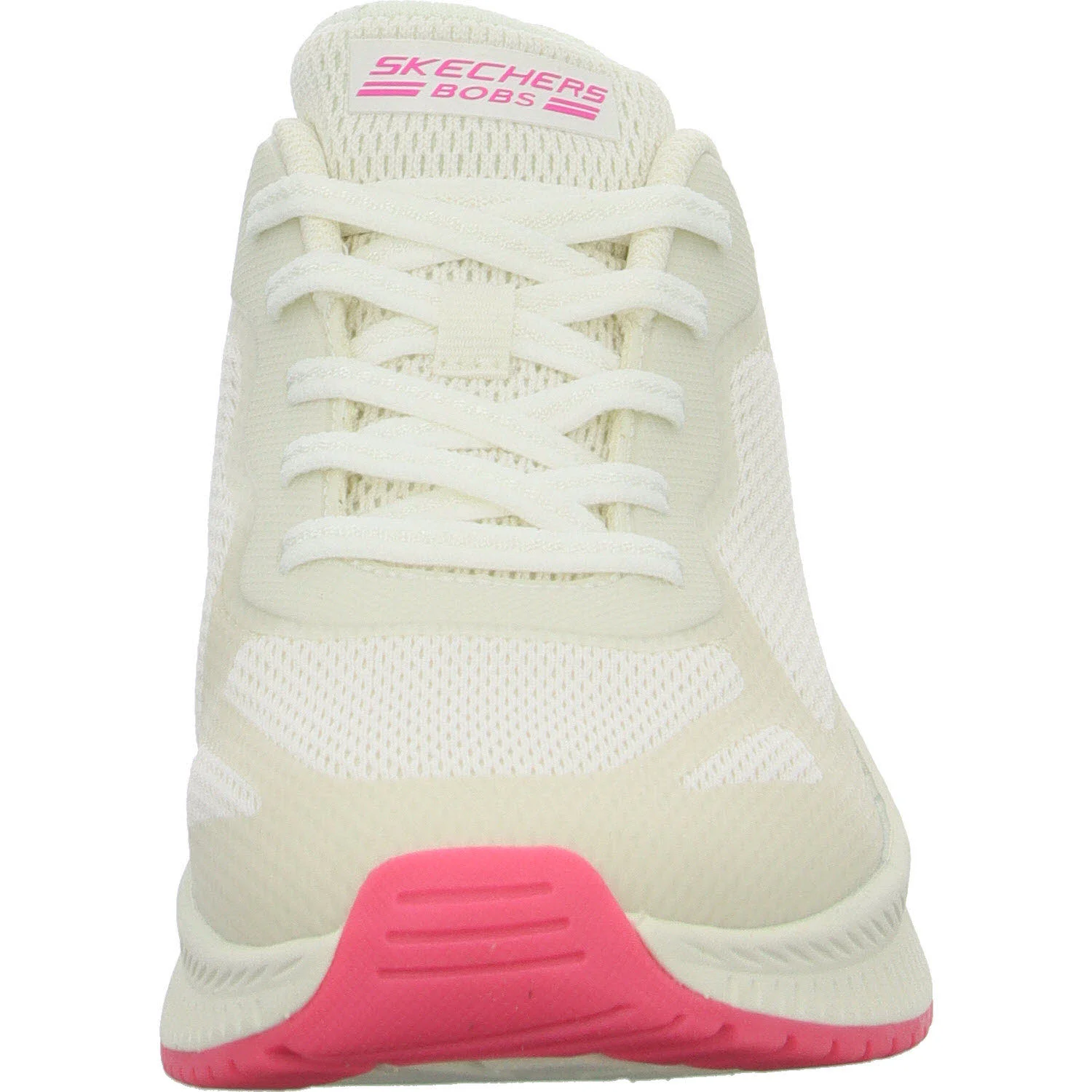 Skechers Damen Slipper 117624 WPK BOBS Squad 4 - Staple Look white/pink normal