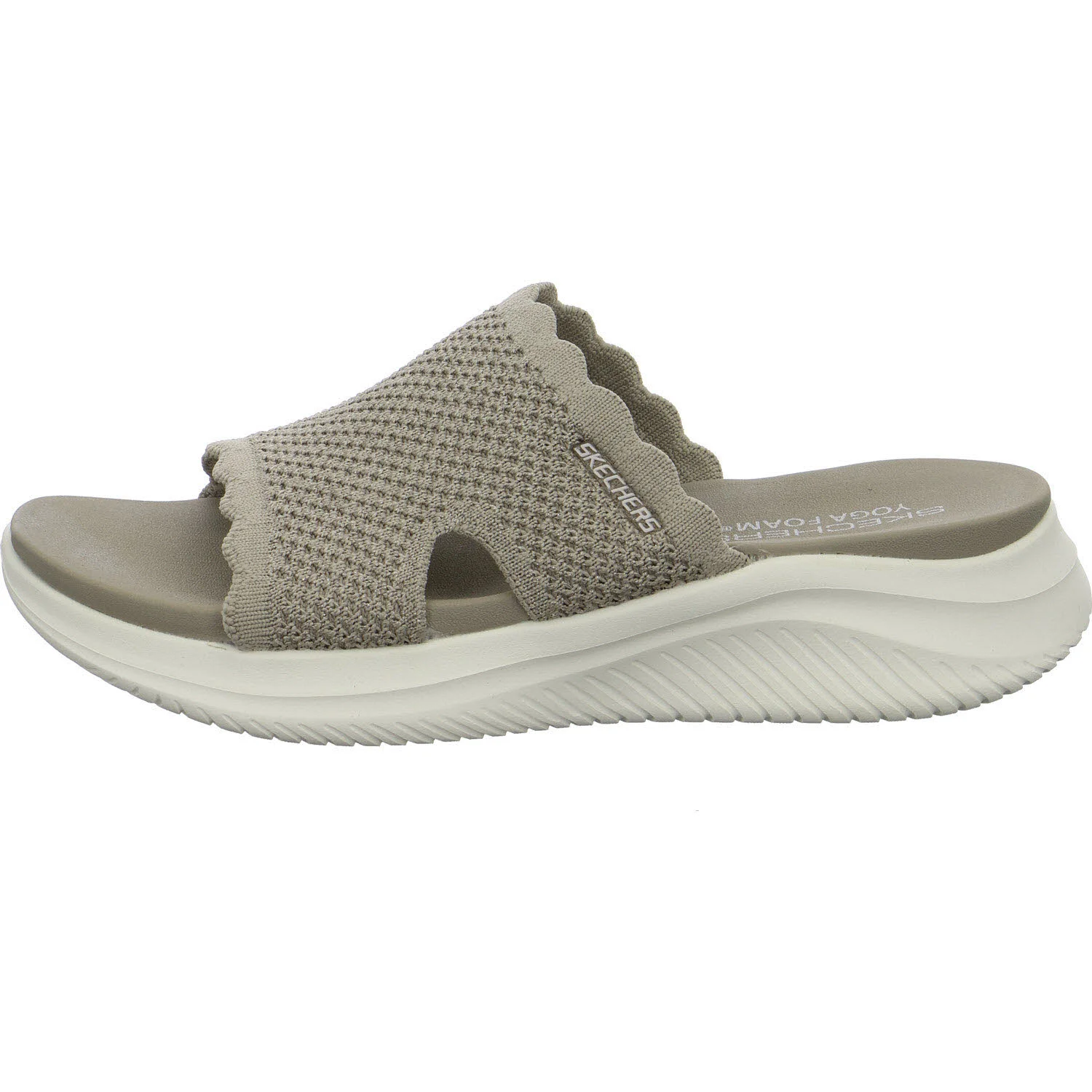 Skechers Damen Pantoletten 164055 TPE Ultra Flex 3.0 Sandal - Bring It! taupe normal