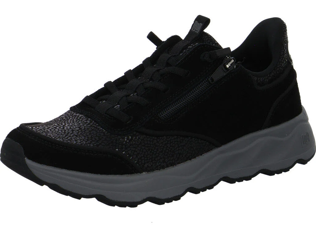 Waldläufer Damen Slipper 588H01-100/001 H-Tessi schwarz H (weit)