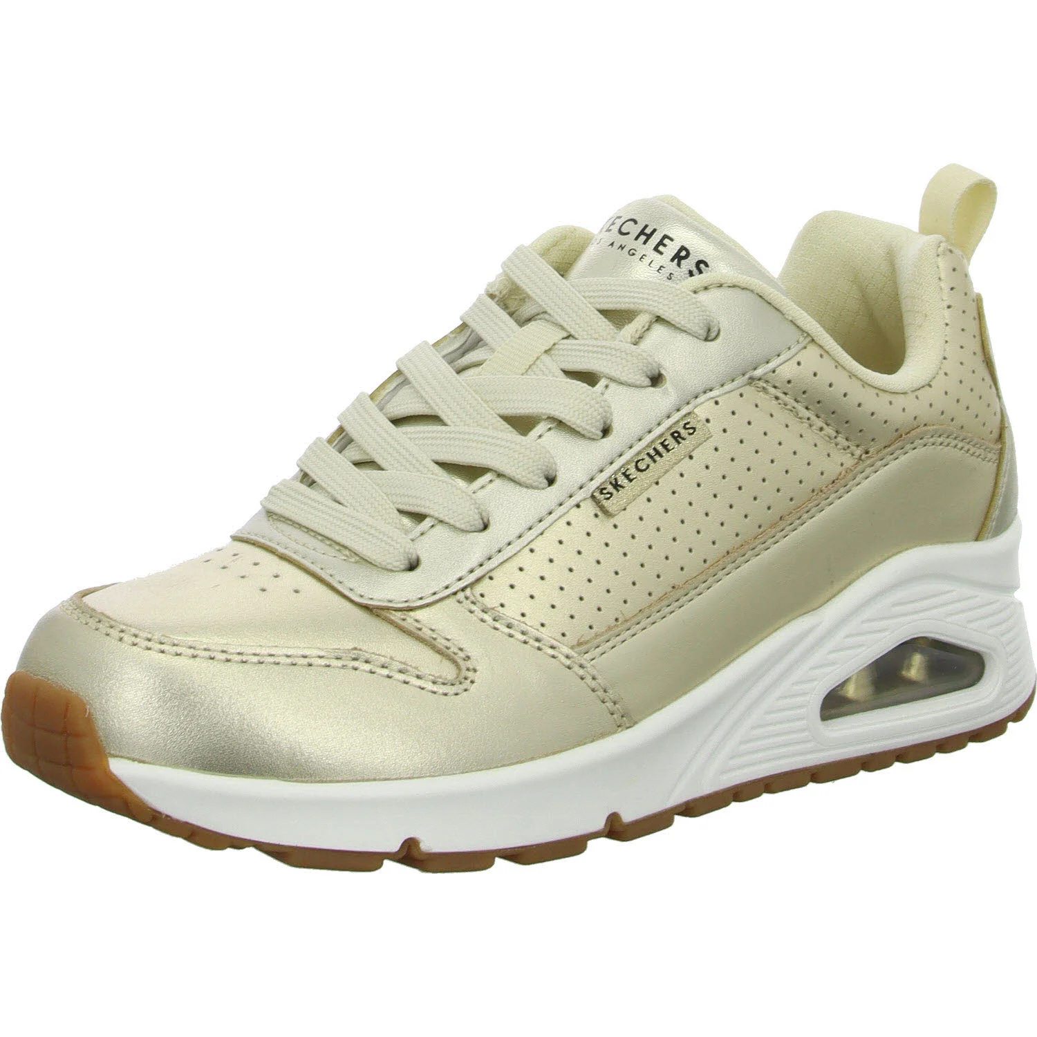 Element 2 von 8 (Bild) – Skechers Damen Schnürschuhe 177109 CHMP Uno - Metallixs champagne normal