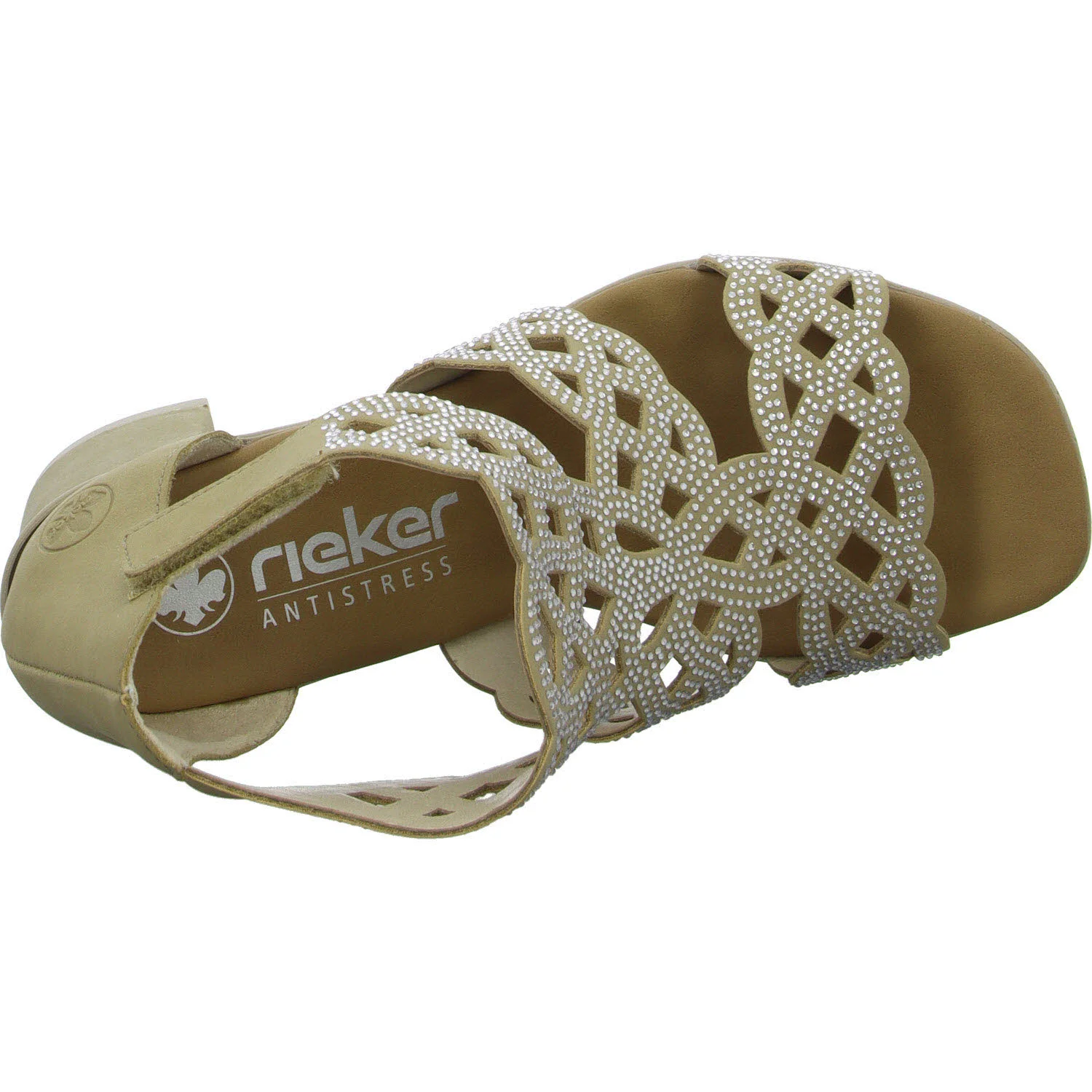 Rieker Damen Sandalen 64773-61 64773 porzellan F (normal)