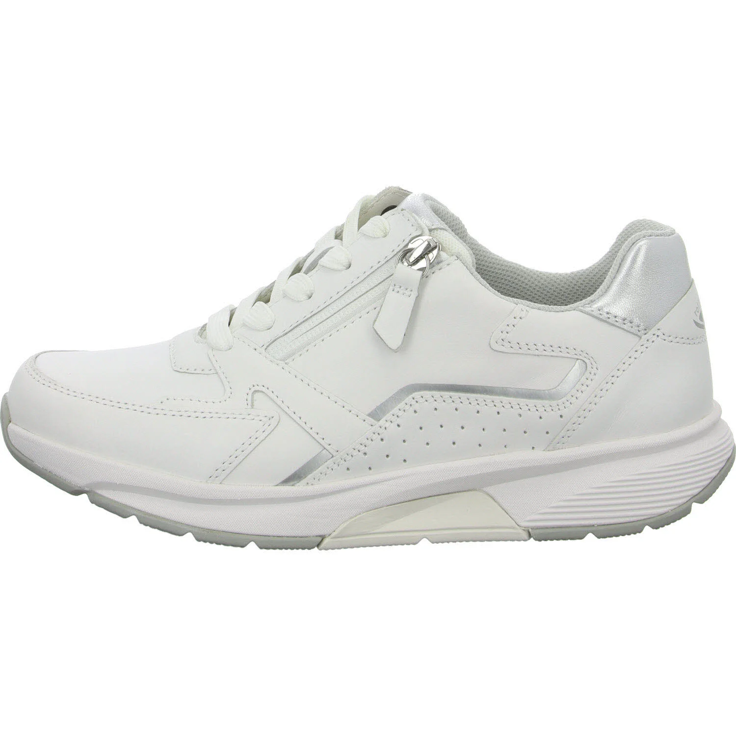 Gabor Rollingsoft Damen Schnürschuhe 86.878.52 86.878 white/silver G (normal)