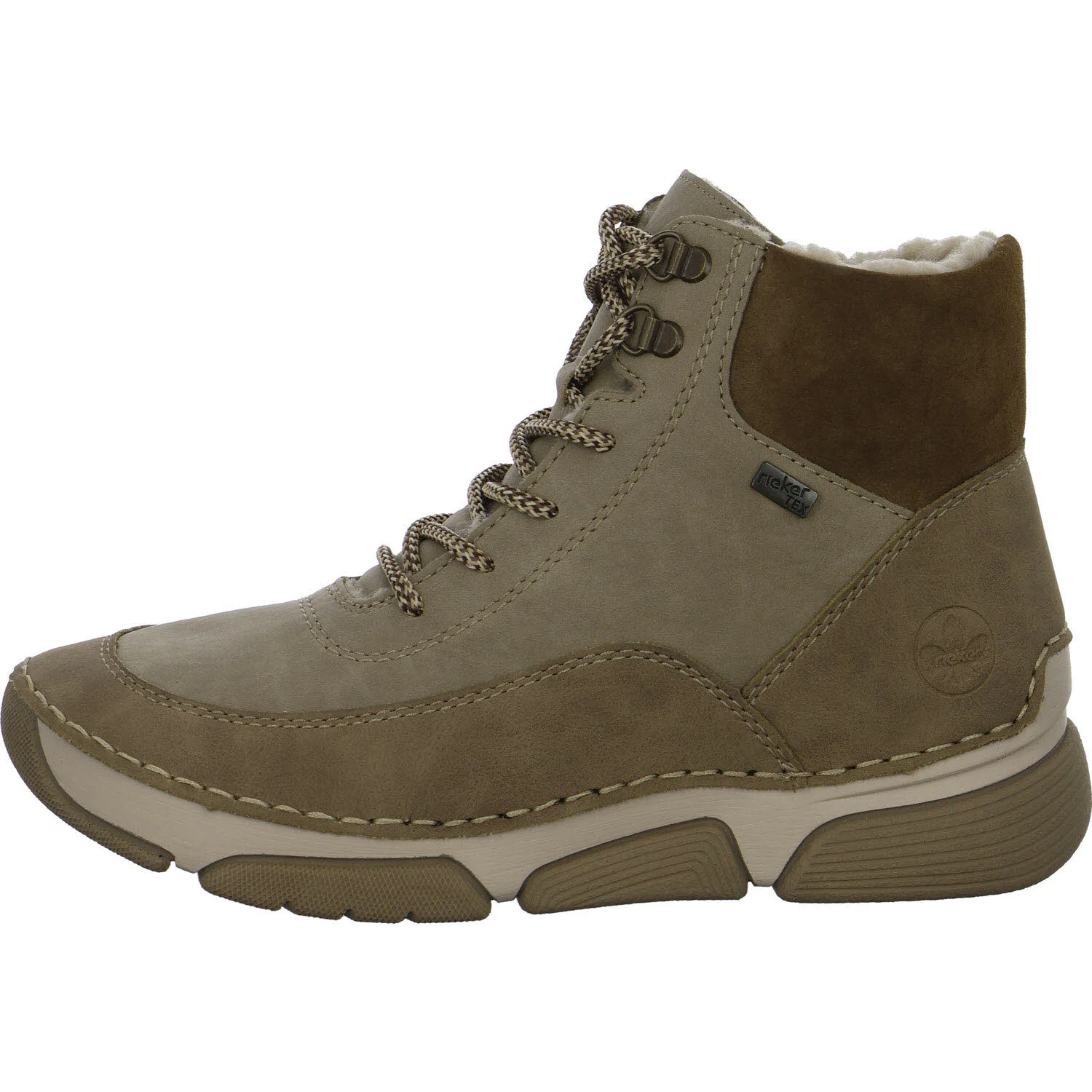 Element 6 von 8 (Bild) – Rieker Damen Schnürstiefel warm 45956-64 45956 fango/congo/holz F 1/2 (normal)