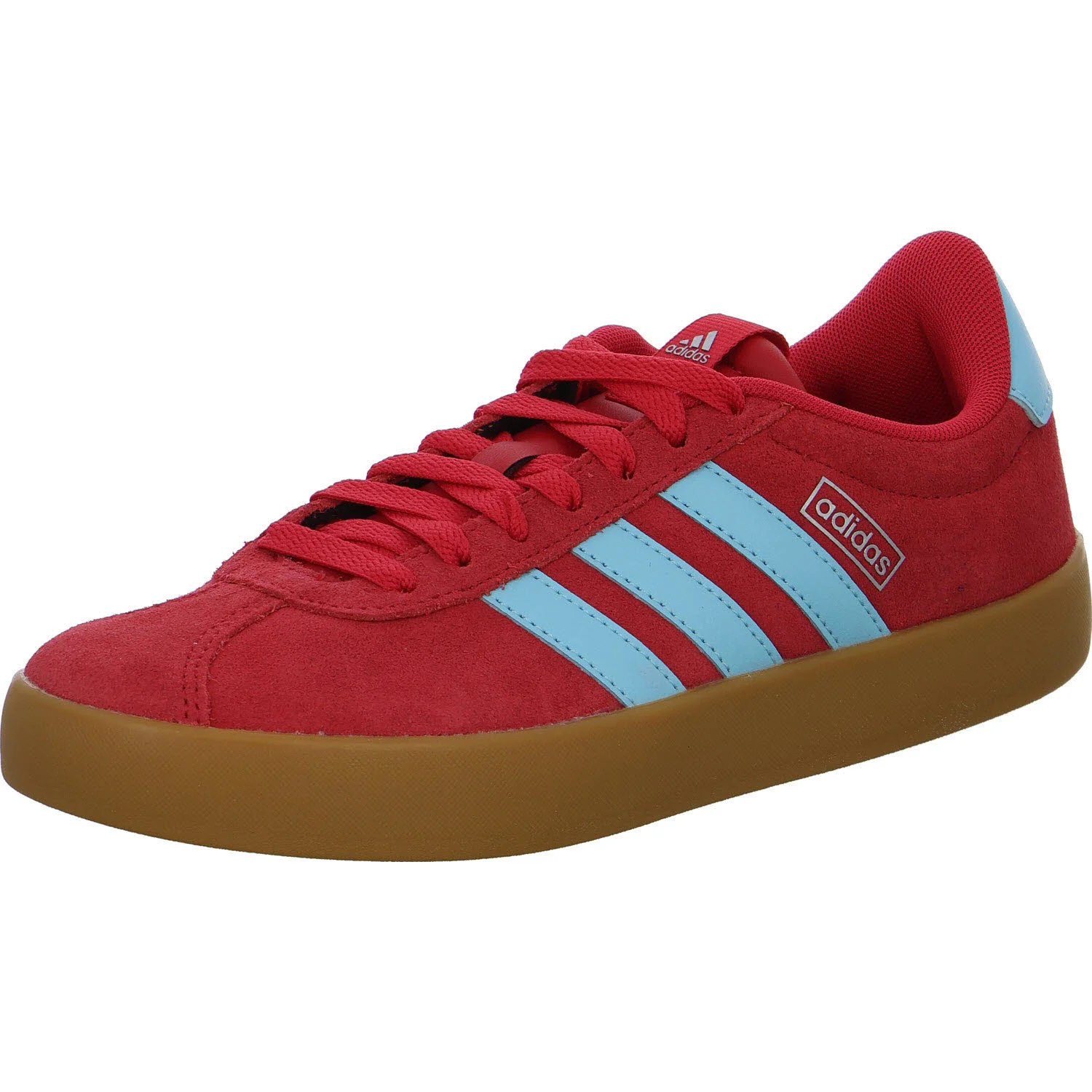 Adidas Damen Schnürschuhe KI2110/000 VL COURT 3.0 pure ruby/bliss blue/tech greygrey met normal