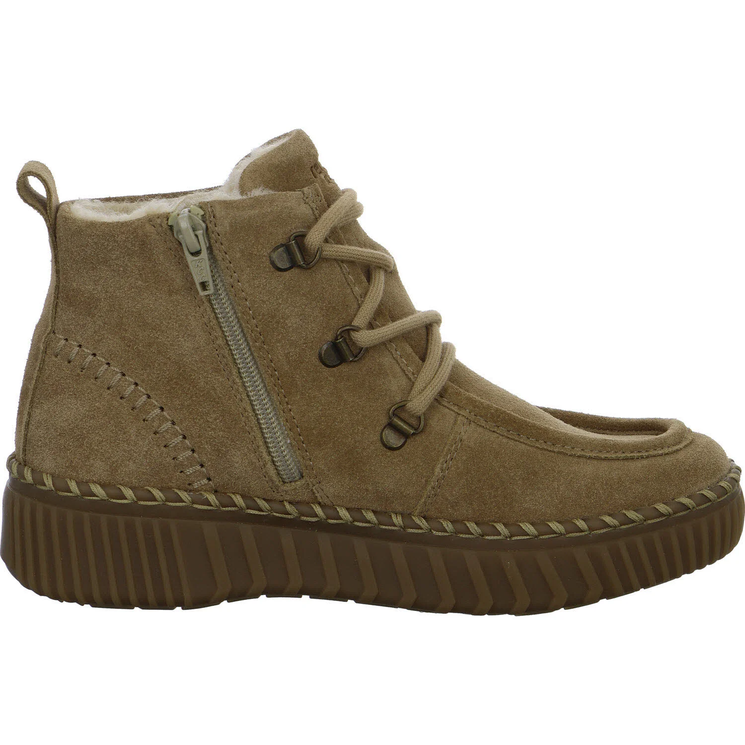 Element 7 von 8 (Bild) – Remonte Damen Schnürstiefel warm D4A72-20 D4A72 camel G (weit)