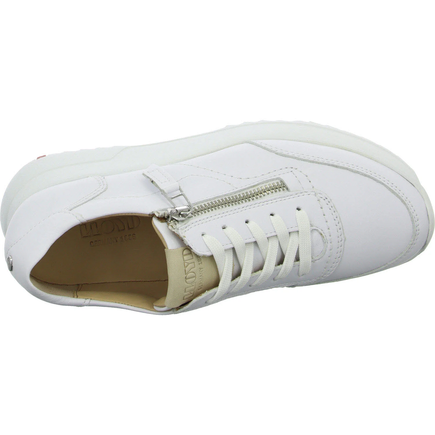 Element 8 von 8 (Bild) – Lloyd Damen Schnürschuhe 1177501 Juno 1 - white/natur F 1/2 (normal)
