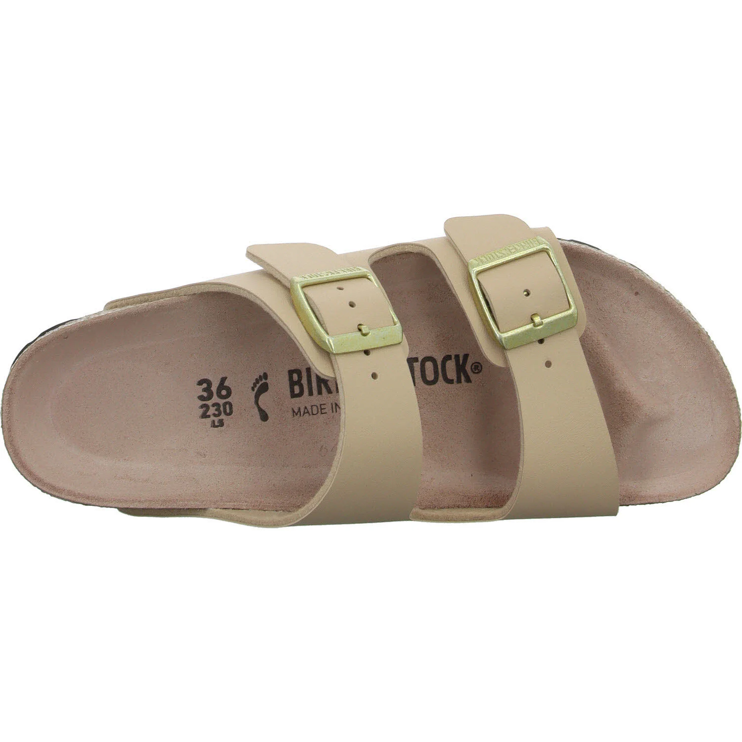 Element 8 von 8 (Bild) – BIRKENSTOCK Pantoletten 1031525 Arizona triples new beige/pink clay schmal