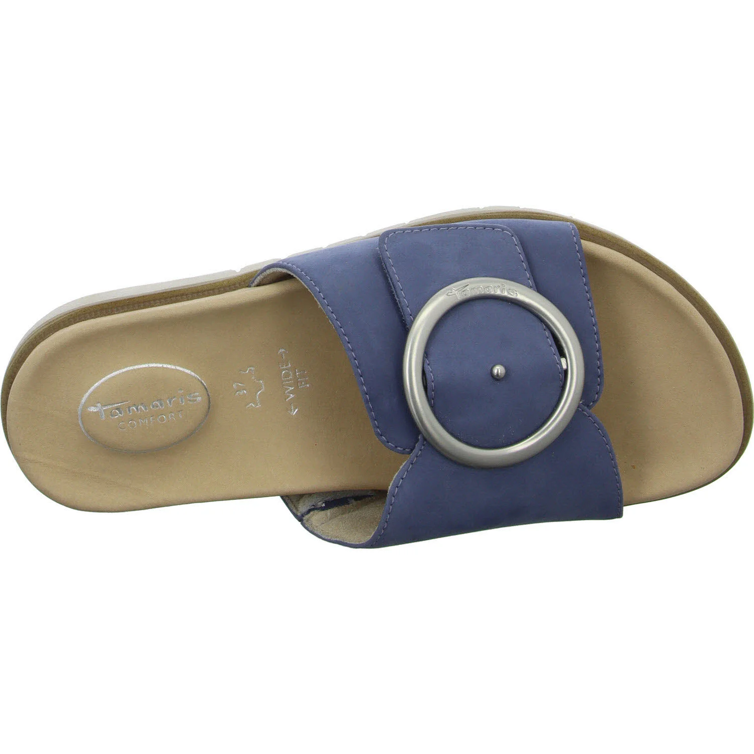 Element 8 von 8 (Bild) – Tamaris Comfort Damen Pantoletten 8-87106-42/802 8-87106-42 denim normal