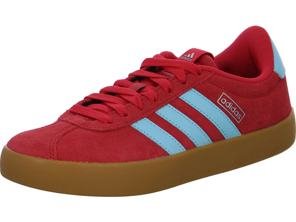 Adidas Damen Schnürschuhe KI2110/000 VL COURT 3.0 pure ruby/bliss blue/tech greygrey met normal