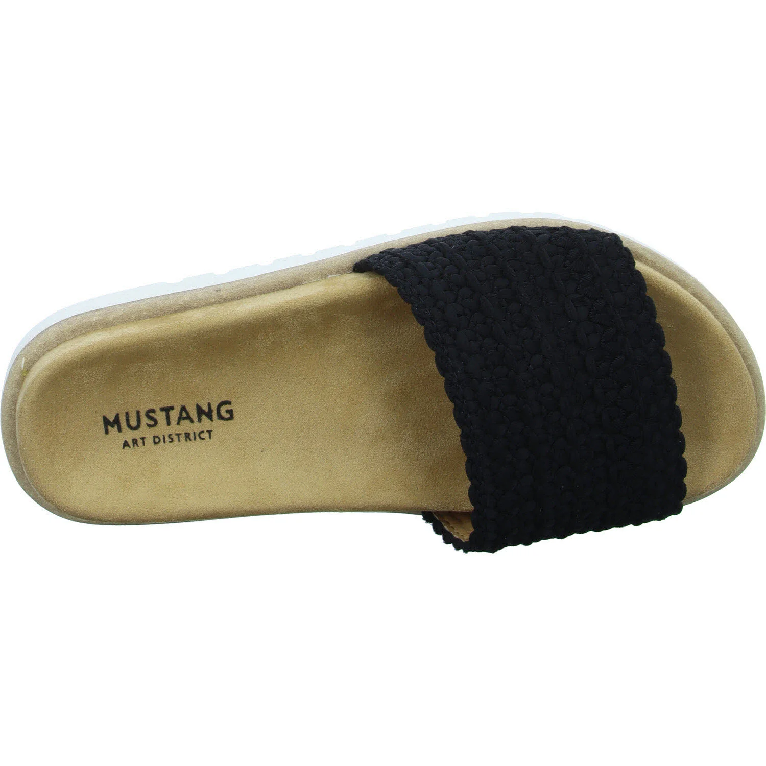Mustang Damen Pantoletten 1461704-9 1461704 schwarz normal
