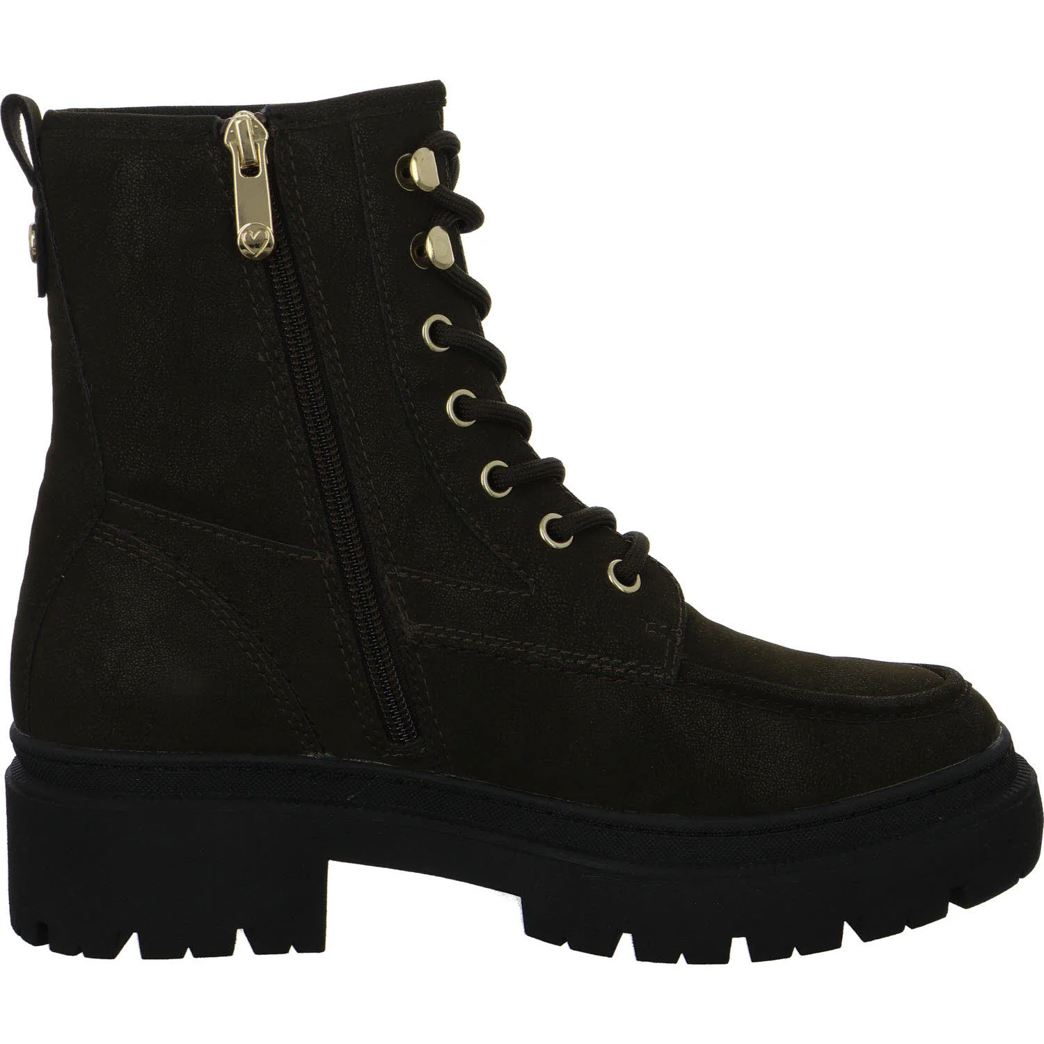 Marco Tozzi Damen Schnürstiefel 2-25265-47-370 2-25265-47 mocca nubuck normal