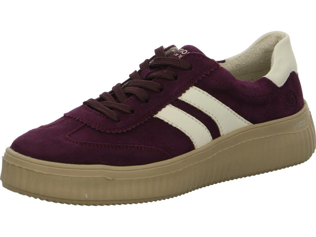 Remonte Damen Schnürschuhe D3E00-30 D3E00 brombeer/cotton H (extra weit)