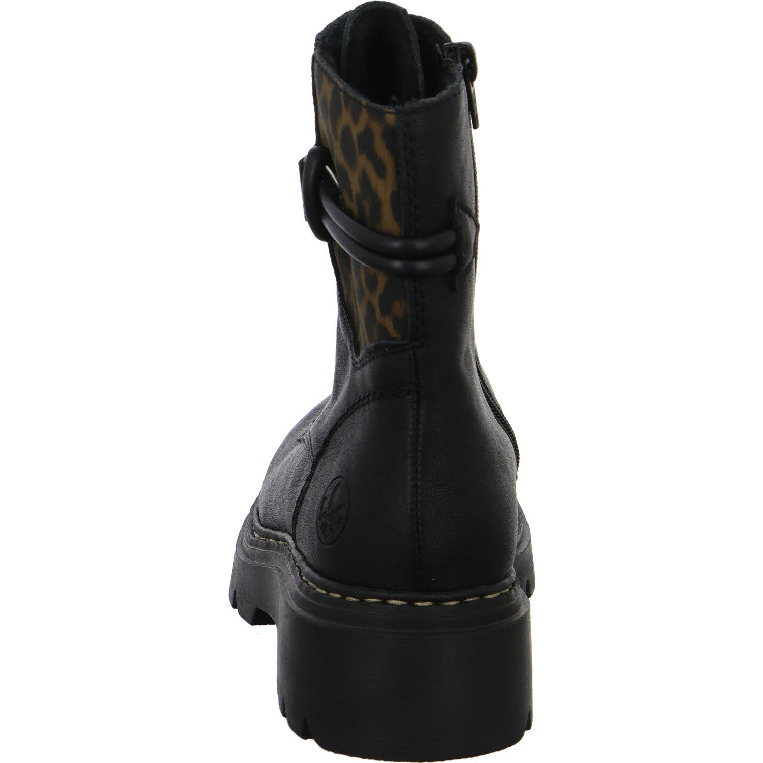 Element 4 von 8 (Bild) – Rieker Damen Schnürstiefel 76724-00 76724 schwarz/braun/schwarz F (normal)