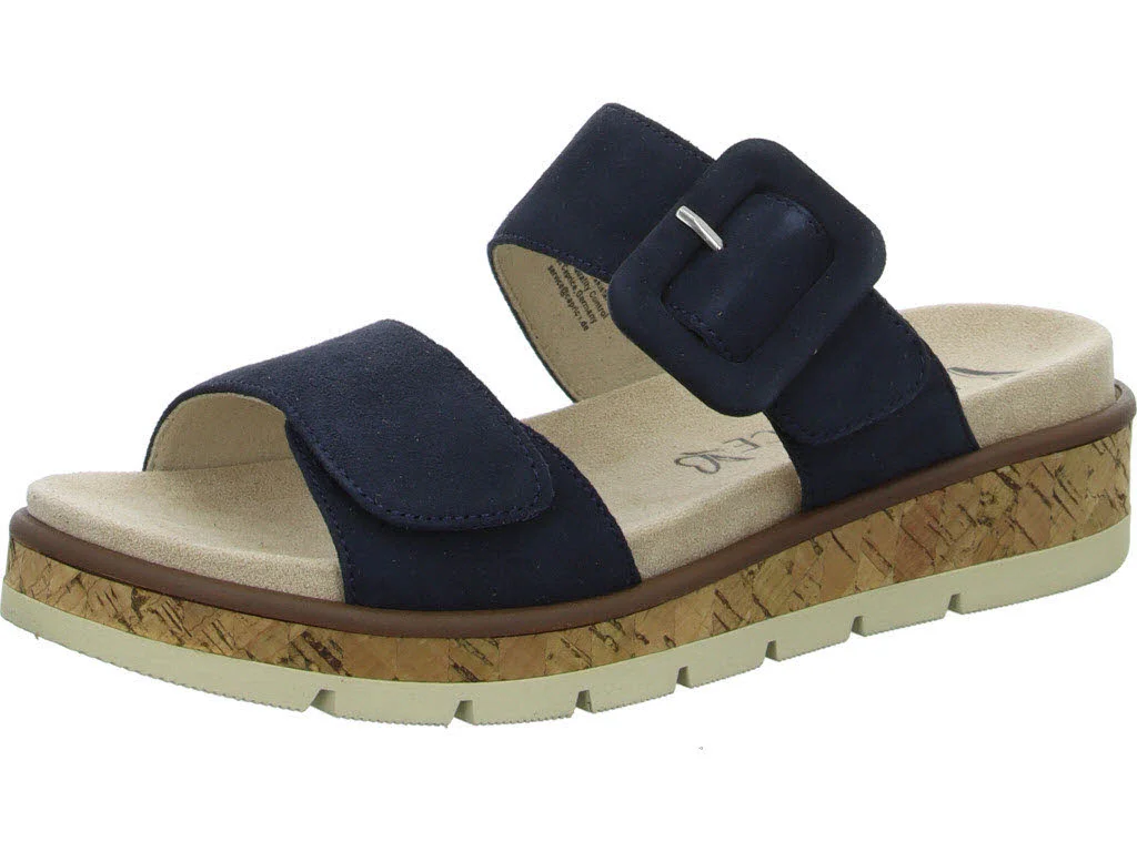 Caprice Damen Pantoletten 9-27206-44/857 9-27206-44 ocean suede G (normal)