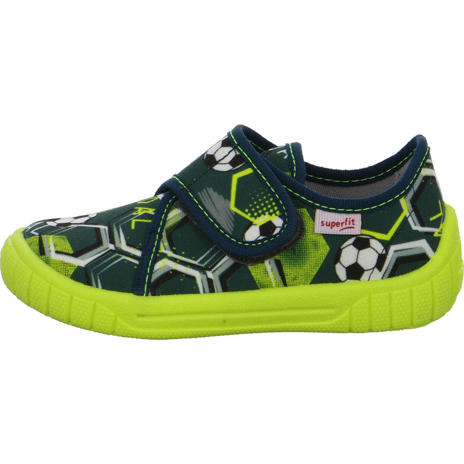 Superfit Kinder Hausschuhe 1-000279-7060 Bill grün/mehrfarbig WMS mittel