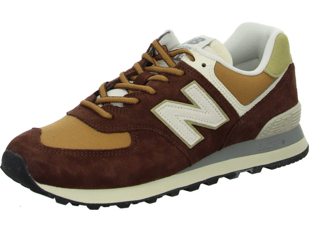 New Balance Herren Schnürschuhe U574MRR Classic Running rich oak/baked clay normal