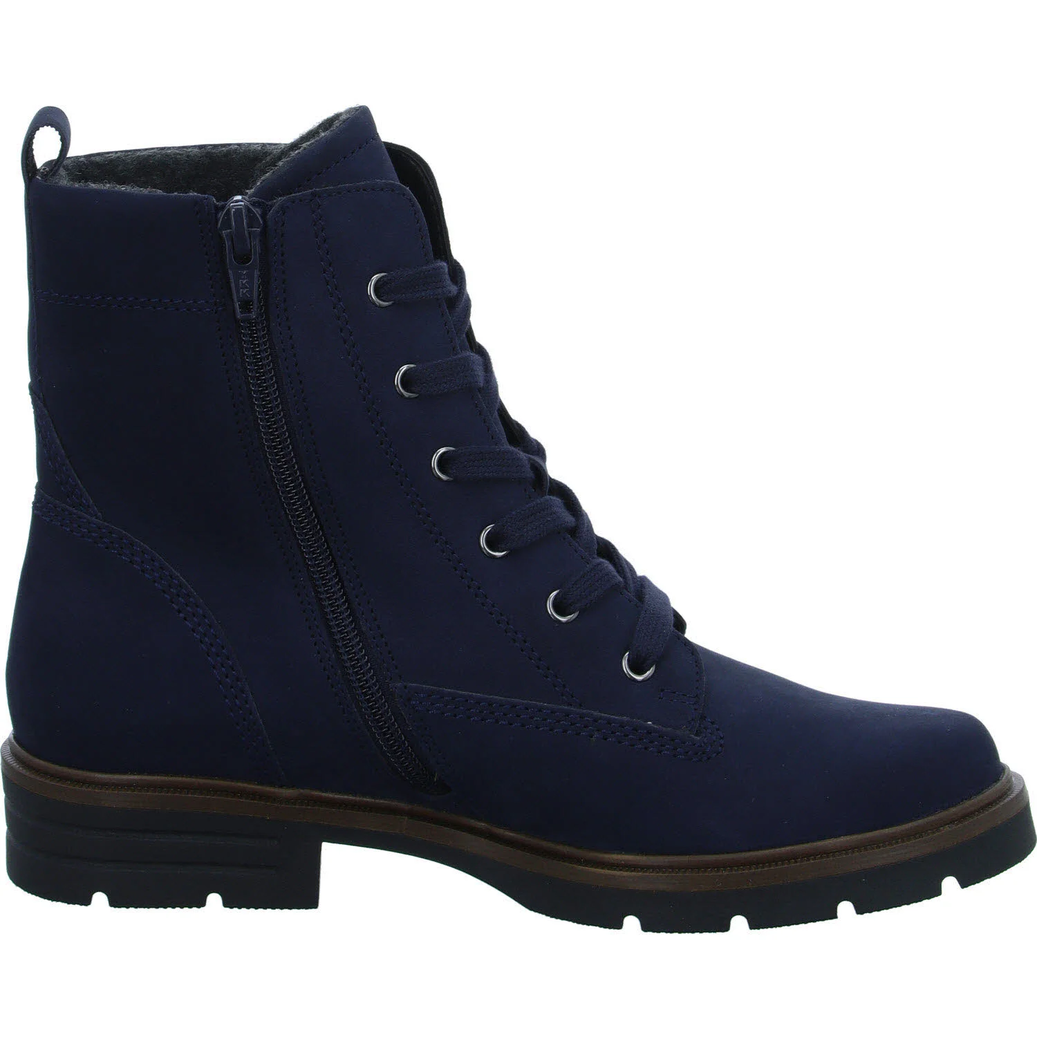 Gabor Damen Schnürstiefel 8052.01.002 8052.01 marine F (schmal/normal)