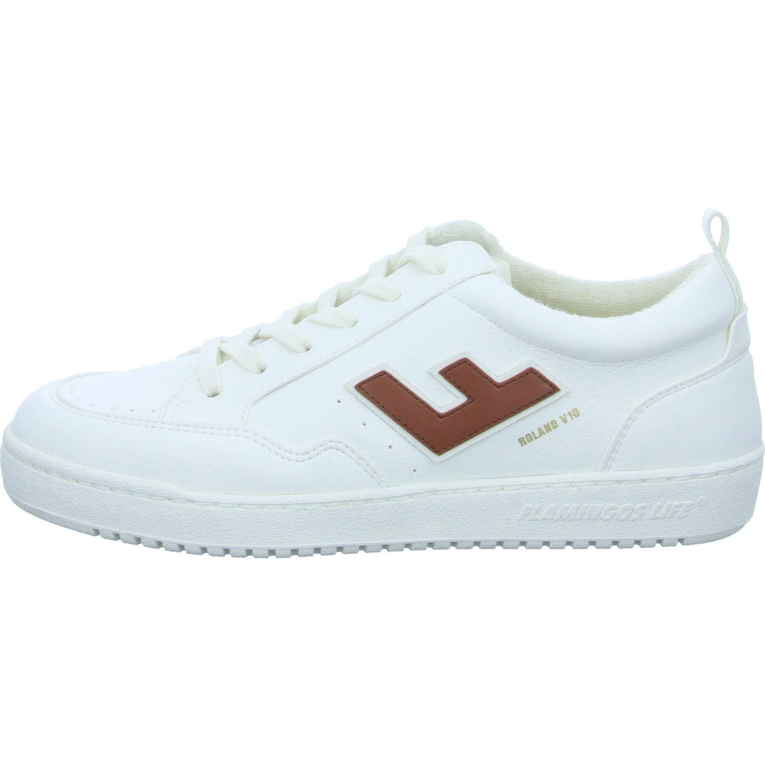 flamingos life Damen Schnürschuhe R10WHIBRI ROLAND V.10 white brick normal