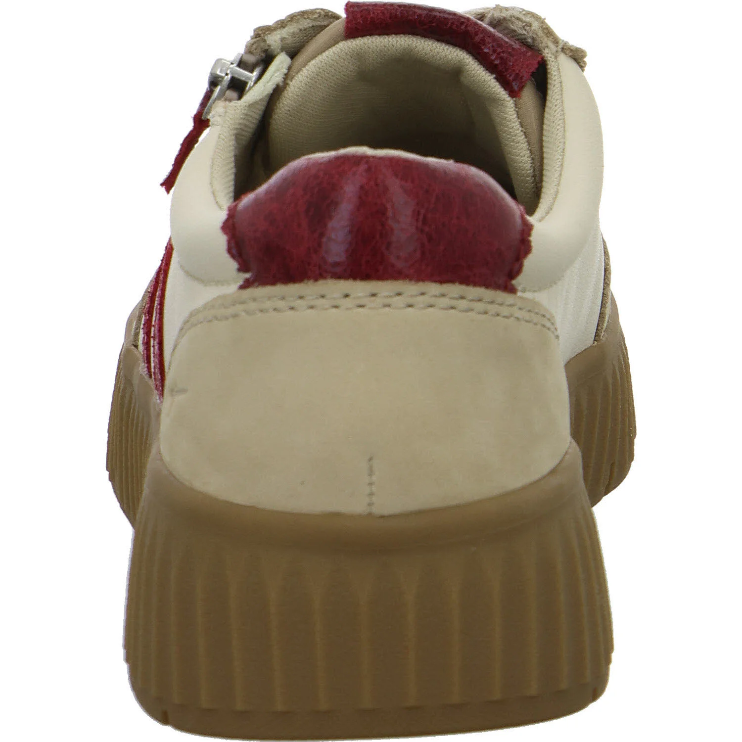 Tamaris Comfort Damen Schnürschuhe 8-83729-45/435 8-83729-45 beige/red weit