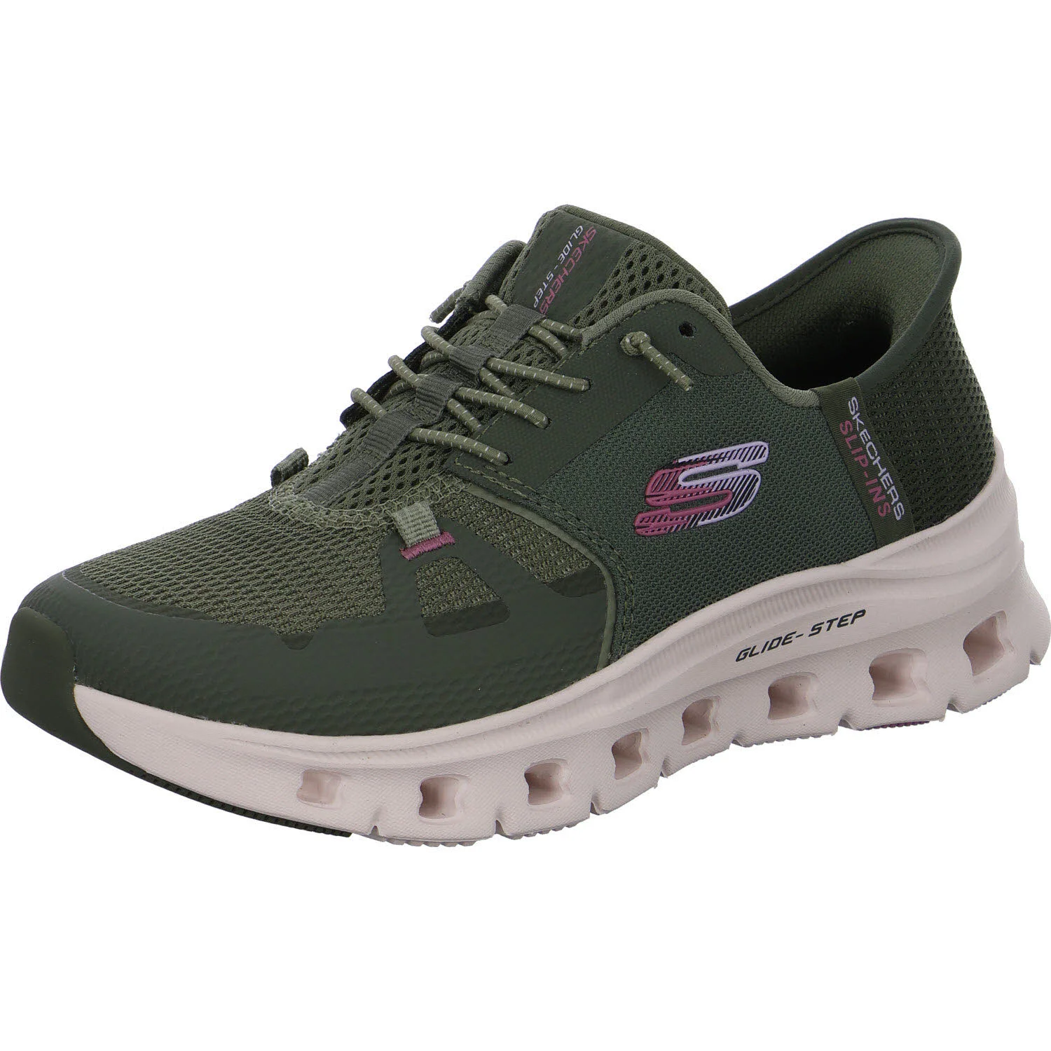 Skechers Damen Slipper 150420 OLV Glide-Step Pro olive normal