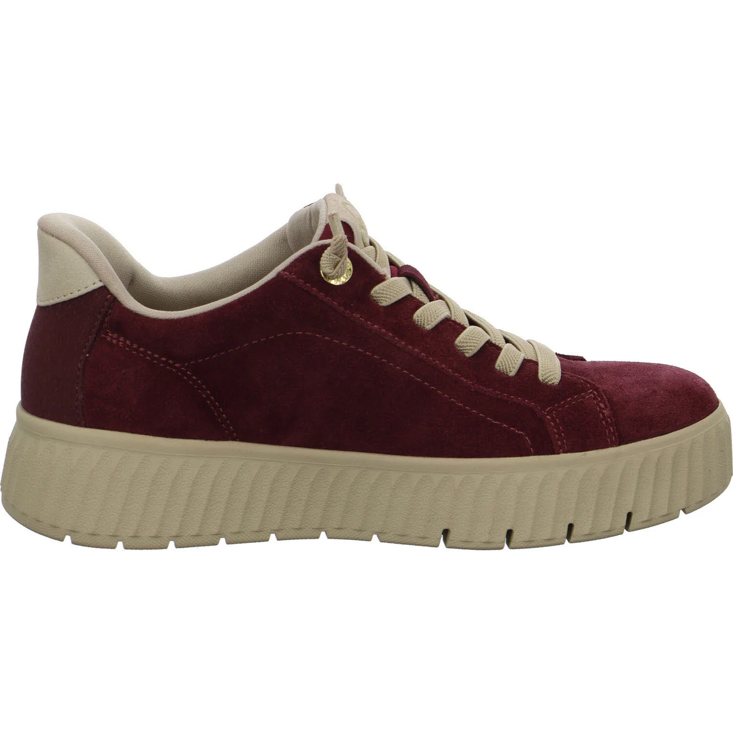 Tamaris Comfort Damen Slipper 8-83720-45/544 8-83720-45 bordeaux suede weit