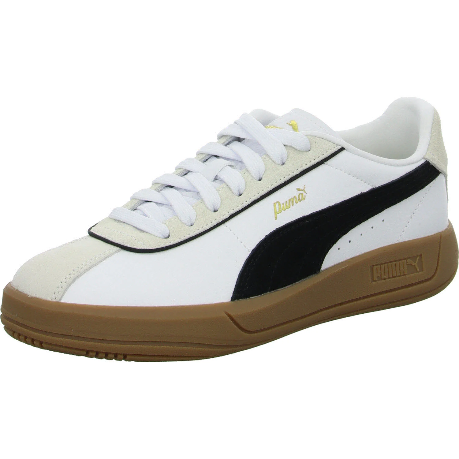 Puma Damen Schnürschuhe 400364/001 PUMA CLUB KLASSIKA PUMA WHITE-PUMA BLAC normal