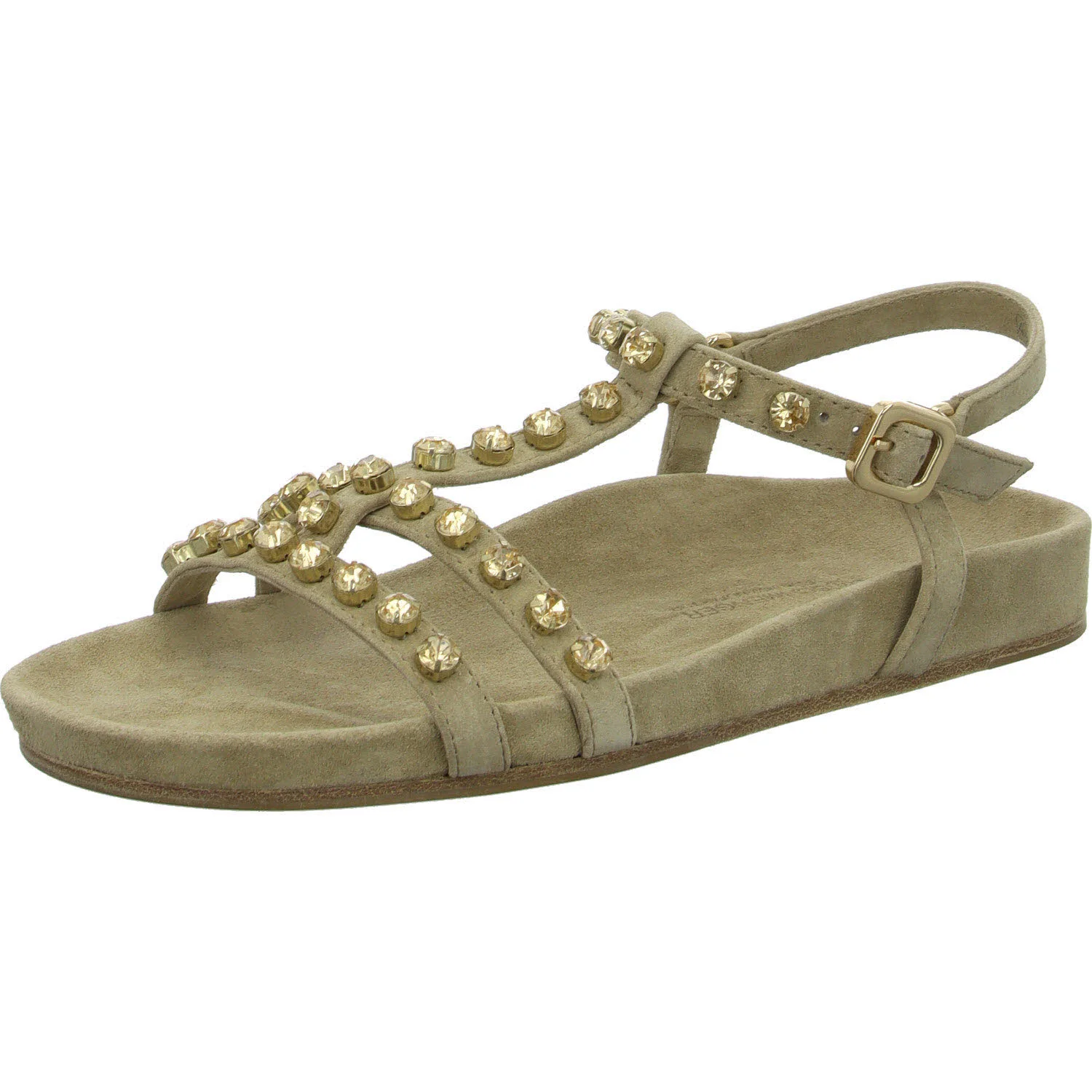 Kennel & Schmenger Damen Sandalen 111120-0120-2250 Love nuts/beige/gold normal