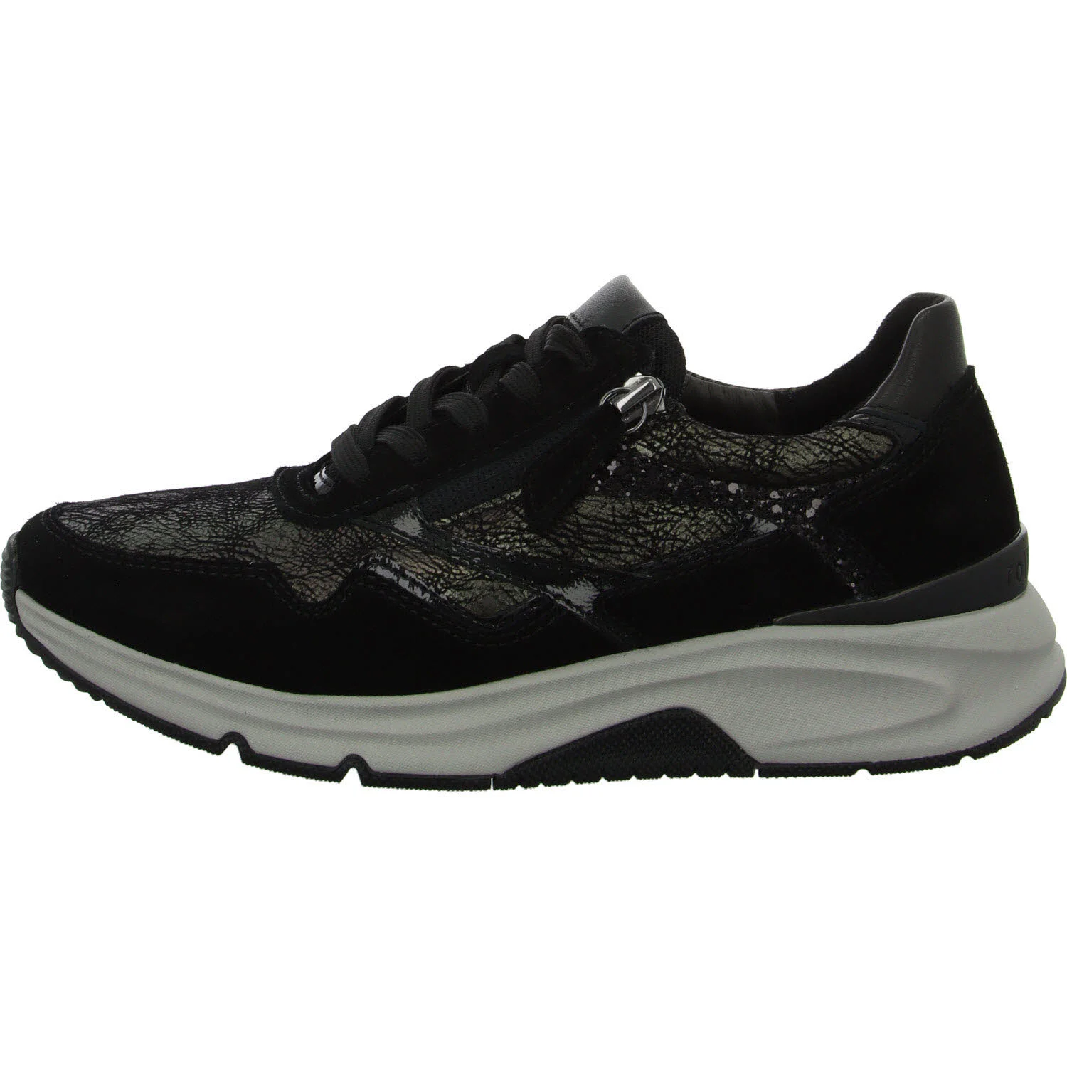 Element 6 von 8 (Bild) – Gabor Rollingsoft Damen Schnürschuhe 76.896.67 76.896 anthrazit/schwarz G (normal)