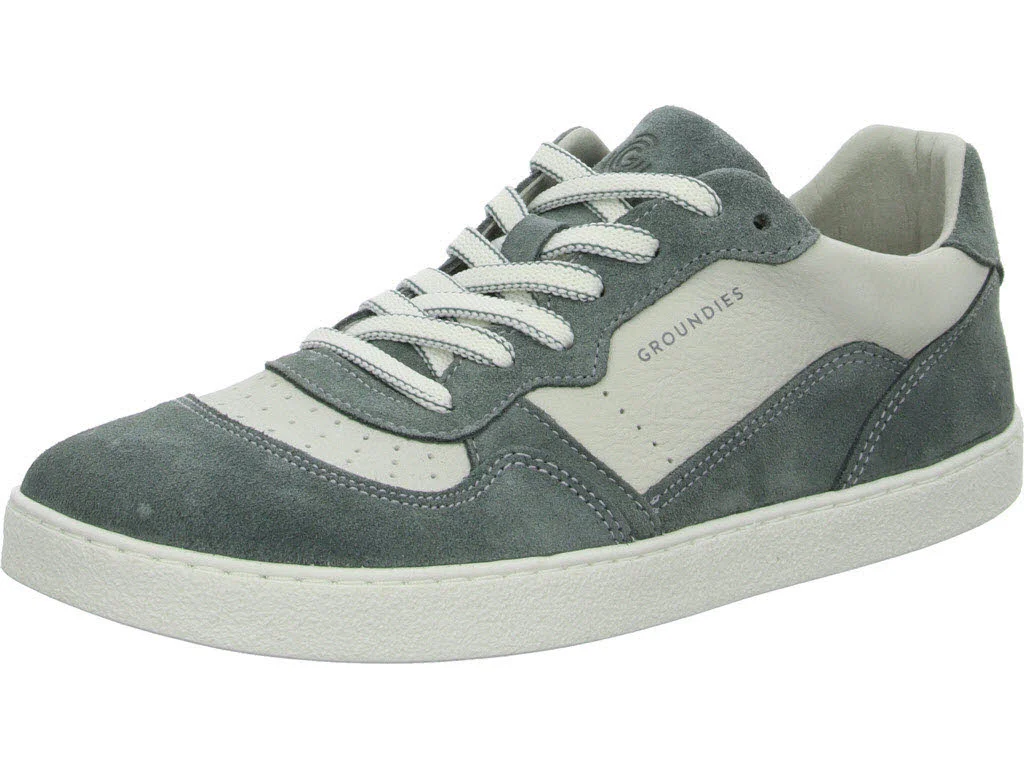Groundies Schnürschuh 120112-44 NOVA Special sage green/white weit