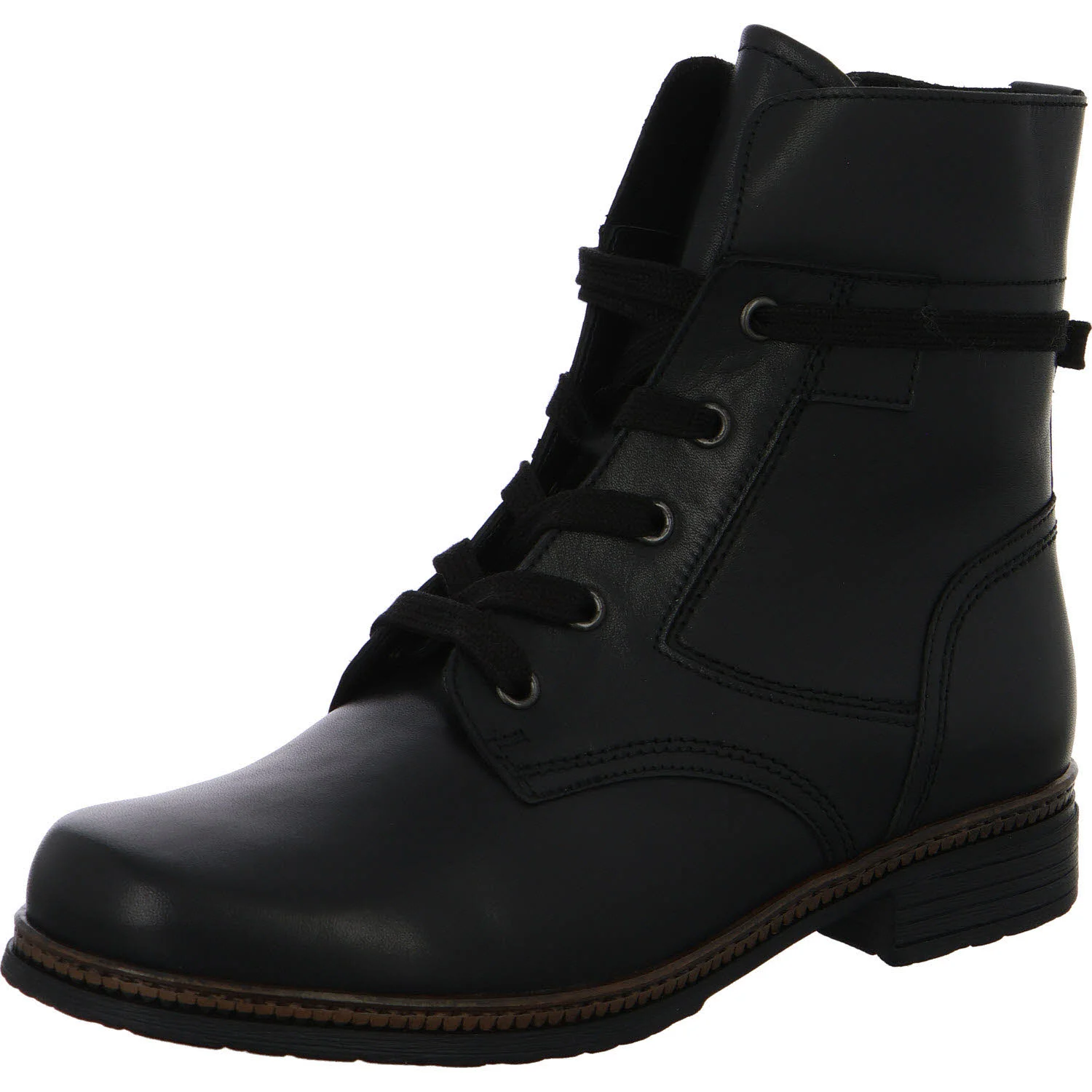 Gabor Damen Schnürstiefel 8023.03.001 8023.03 black F (schmal/normal)