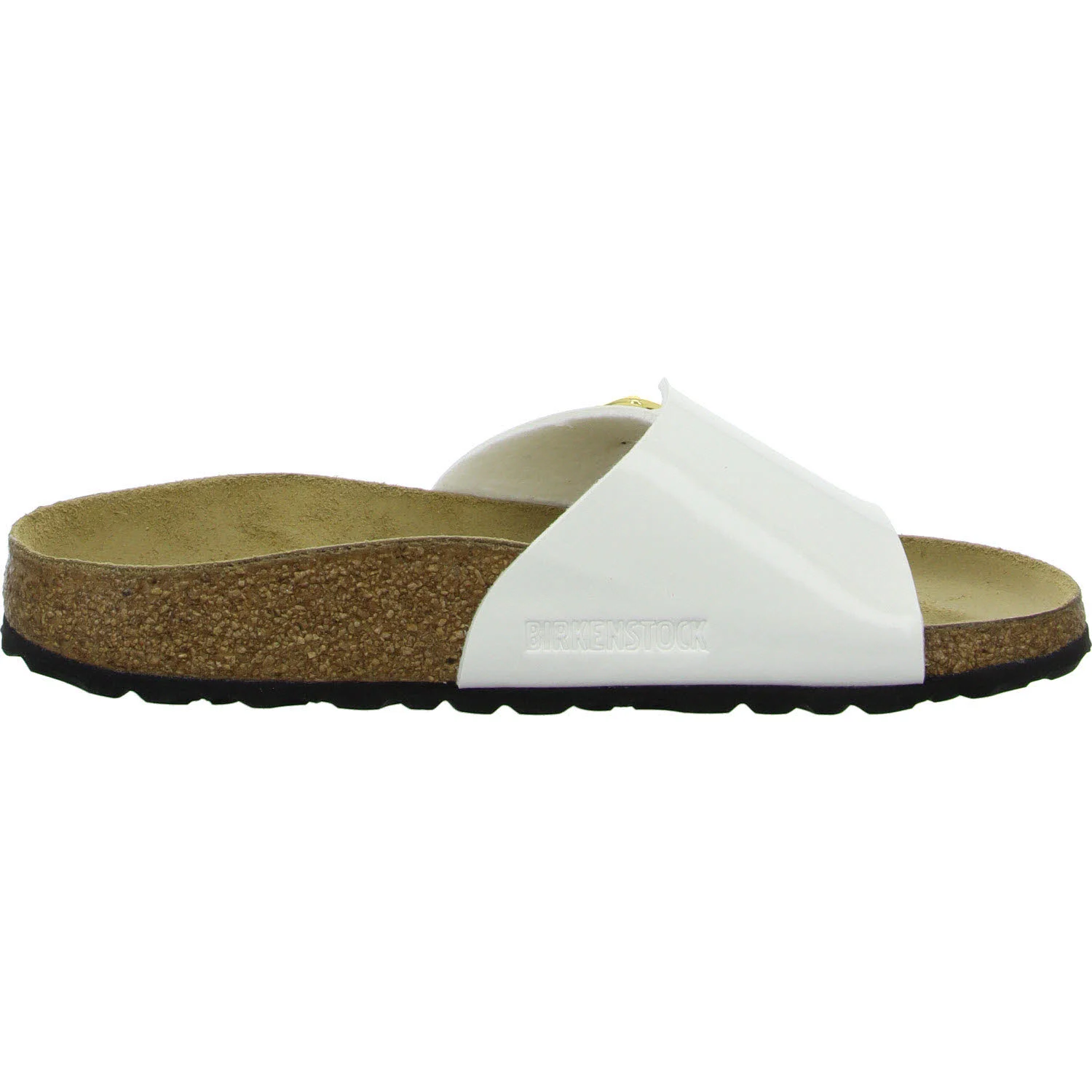 Element 7 von 8 (Bild) – BIRKENSTOCK Pantoletten 1029437 Catalina Cushion Buckle patent white schmal