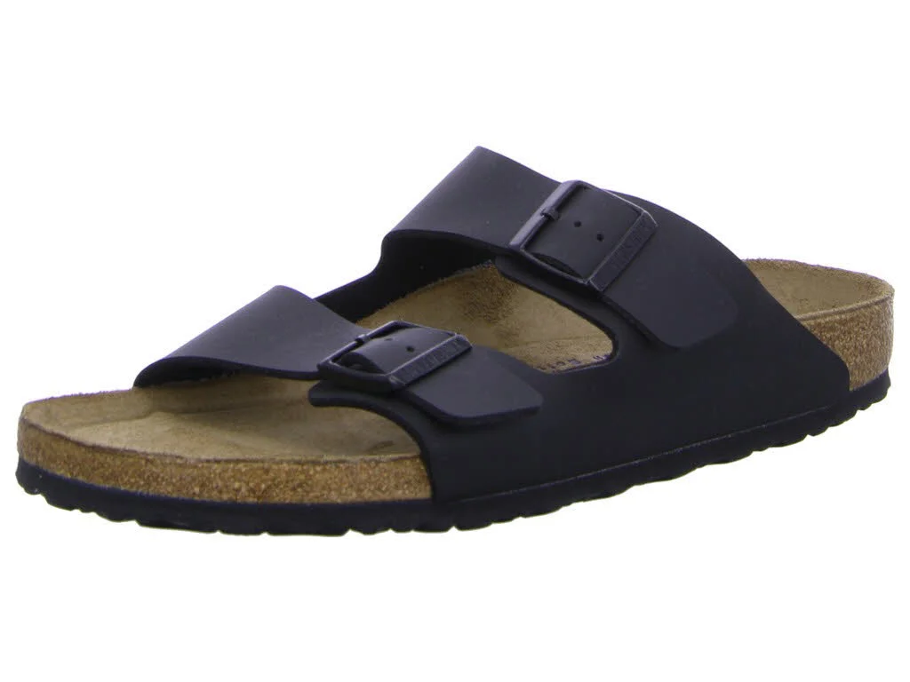 Element 1 von 7 (Bild) – BIRKENSTOCK Pantoletten 551253 Arizona Soft Footbed schwarz schmal