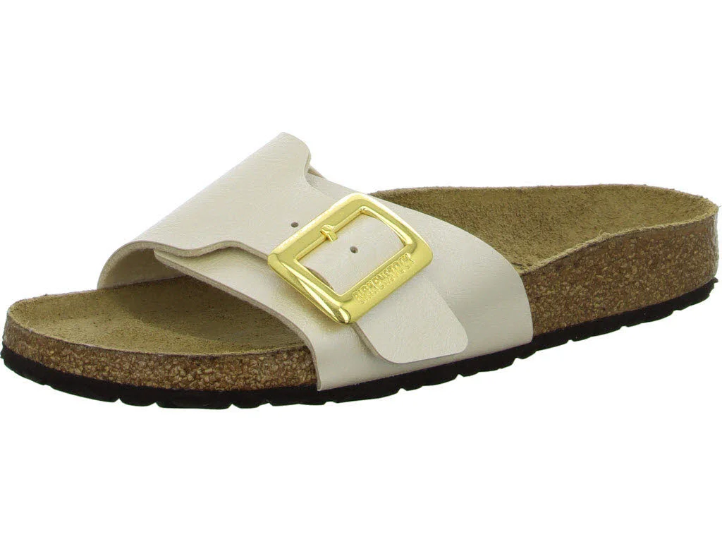 Element 1 von 8 (Bild) – BIRKENSTOCK Pantoletten 1029393 Catalina Cushion Buckle graceful purple white schmal