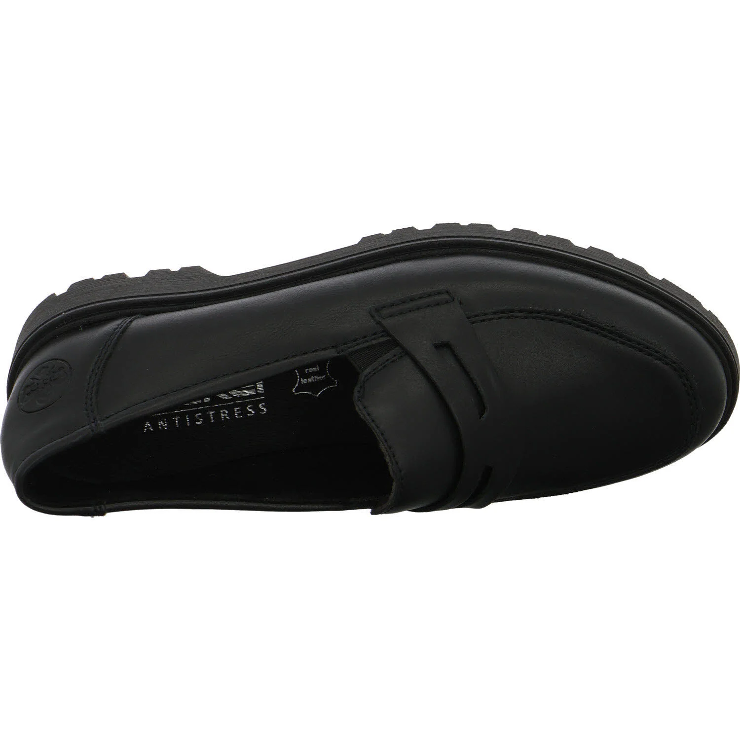 Rieker Damen Slipper 45560-02 45560 schwarz F (normal)