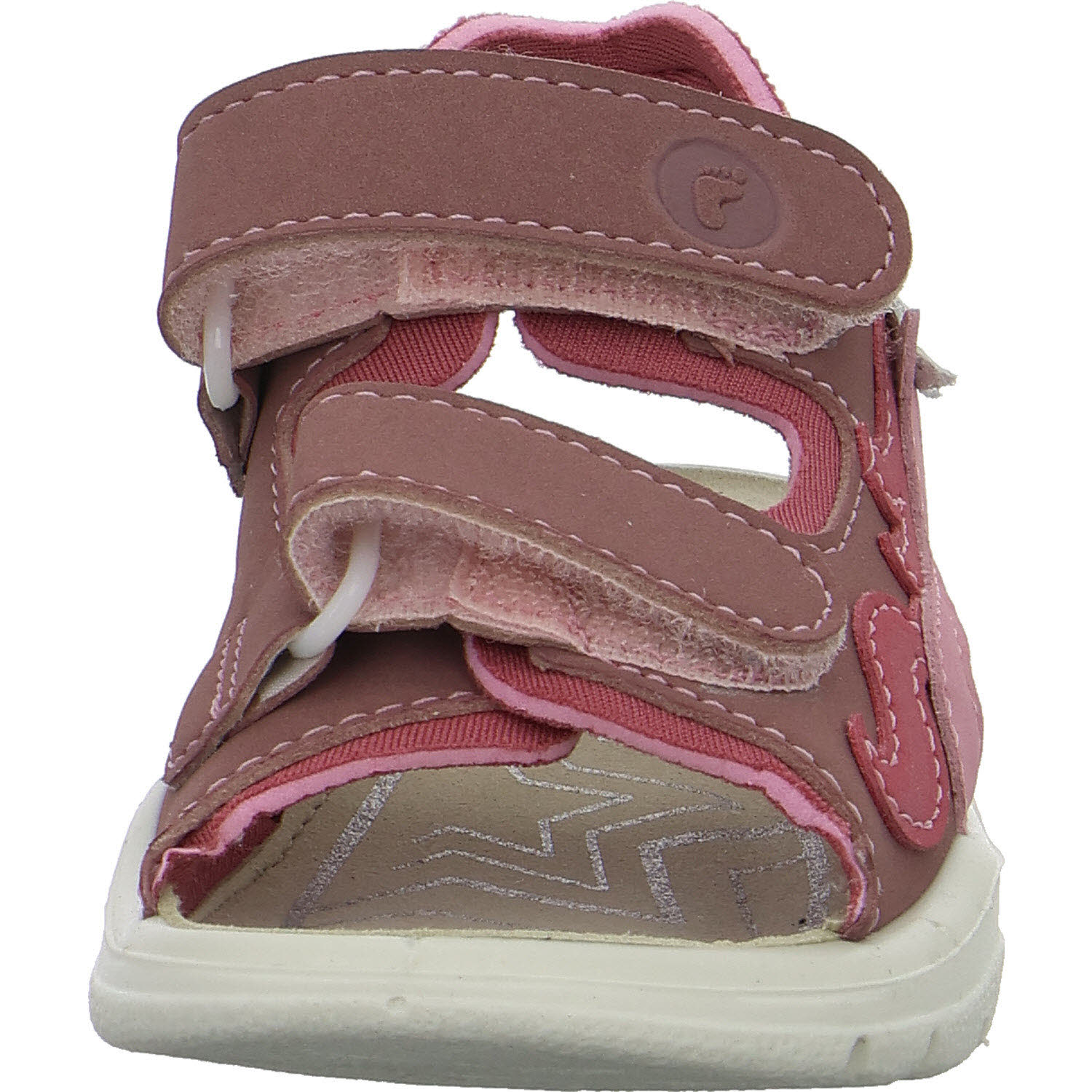 Ricosta Kinder Sandalen 50 6702400/320 Uni sucre/rosewood WMS mittel