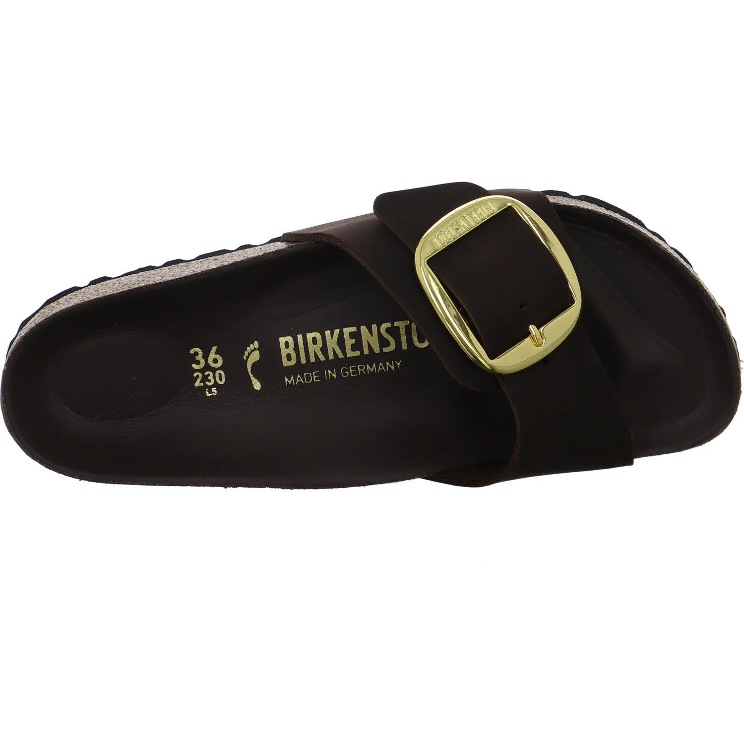 Element 8 von 8 (Bild) – BIRKENSTOCK Pantoletten 1032914 Madrid Big Buckle habana schmal