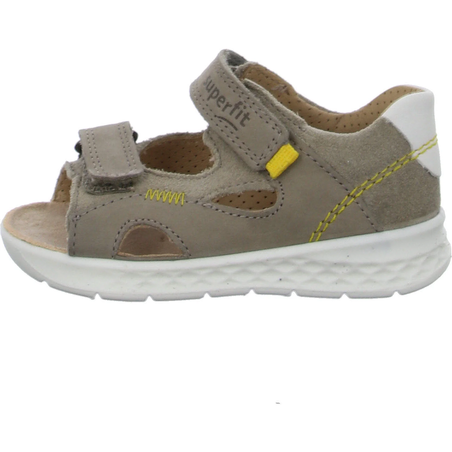 Superfit Kinder Sandalen 1-000510-4000 Lagoon beige/gelb WMS mittel