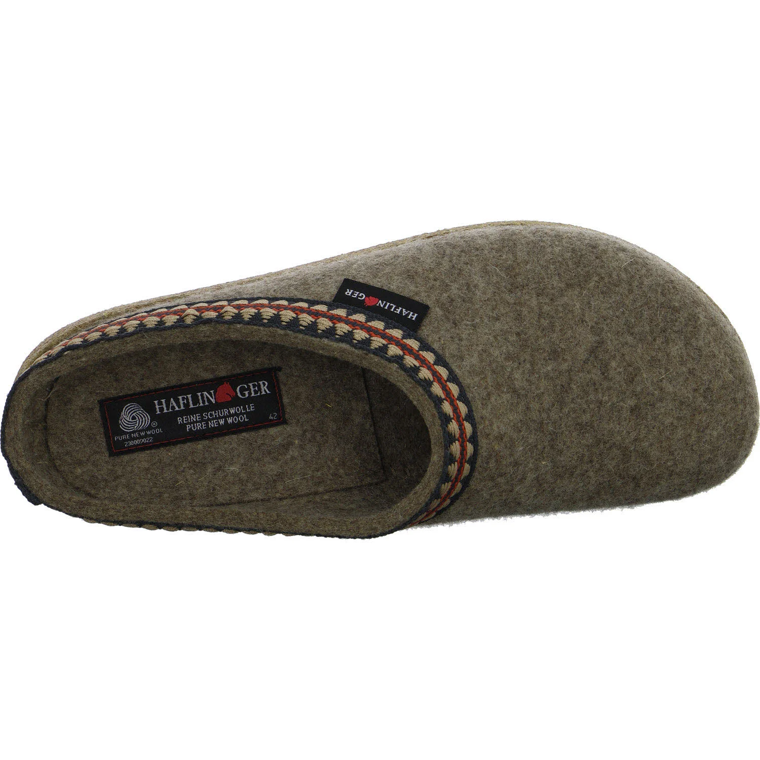 Element 8 von 8 (Bild) – Haflinger Herren Winterpantoffel 711073-0-550 Grizzly Lucky torf normal