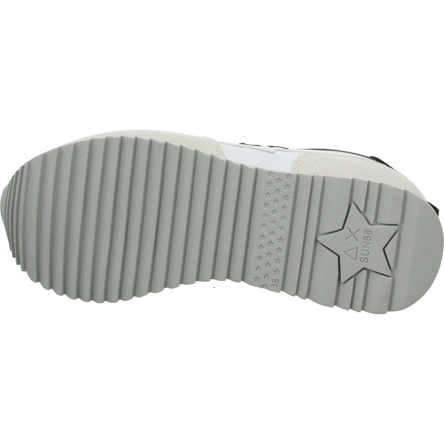 SUN68 Damen Schnürschuhe Z35211 01 STARGIRL MULTICOLOR white normal
