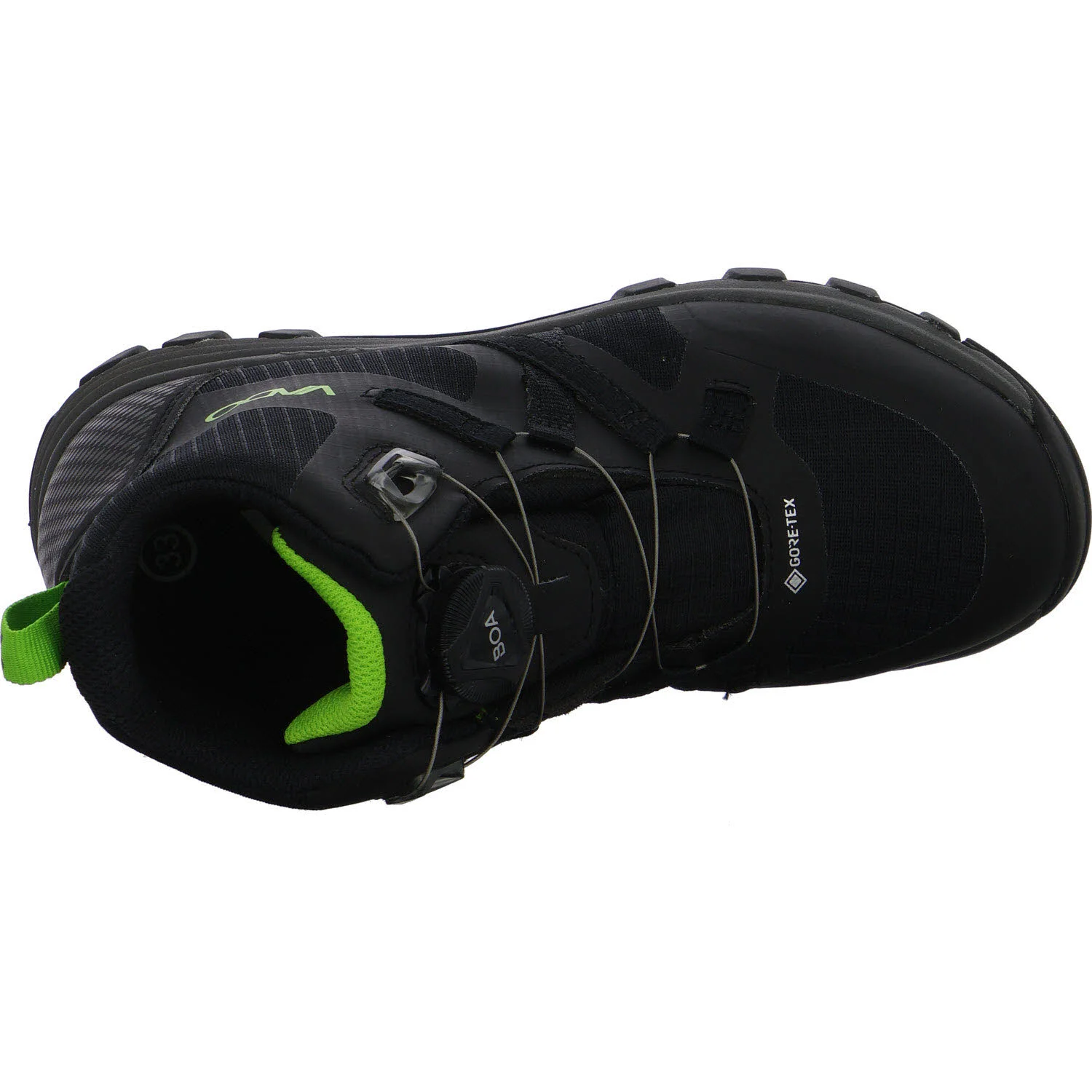 VADO Kinder Winterstiefel 81201-1200/015 HIKER Mid BOA GTX black/apple normal