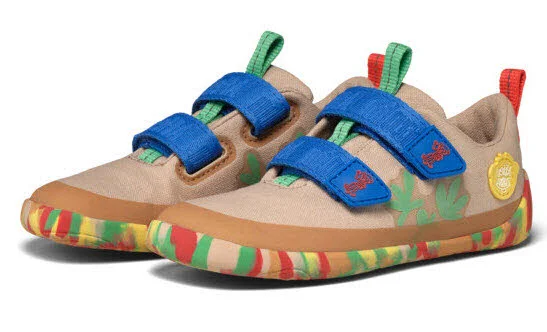 Affenzahn Kinderschuh zum Schlupfen 00391-70061 Lucky Affenzahn beige, bunt normal