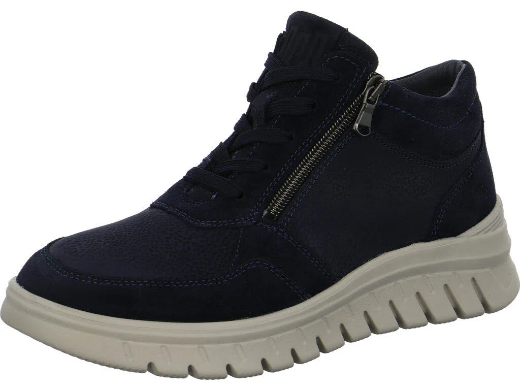 Waldläufer Damen Schnürstiefel 614701-201/194 K-Becky notte K (extra weit)