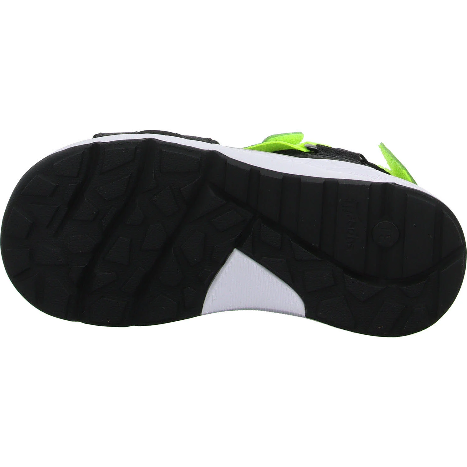 Superfit Kinder Sandalen 1-000580-0010 Criss Cross schwarz/gelb WMS mittel