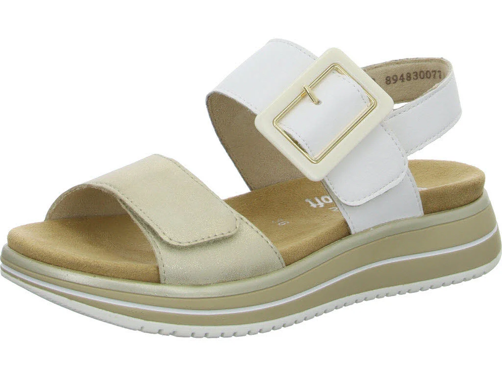 Remonte Damen Sandalen D1J53-80 D1J53 muschel/weiss F 1/2 (normal)