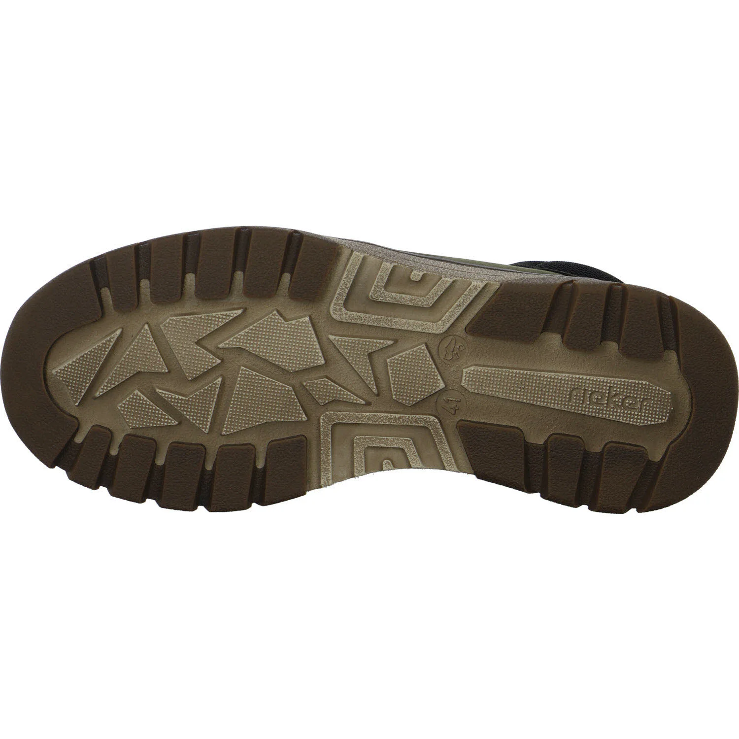 Rieker Herren Schnürstiefel warm B9310-54 B9310 schwarz/moor/schwarz/schwarz H (extra weit)