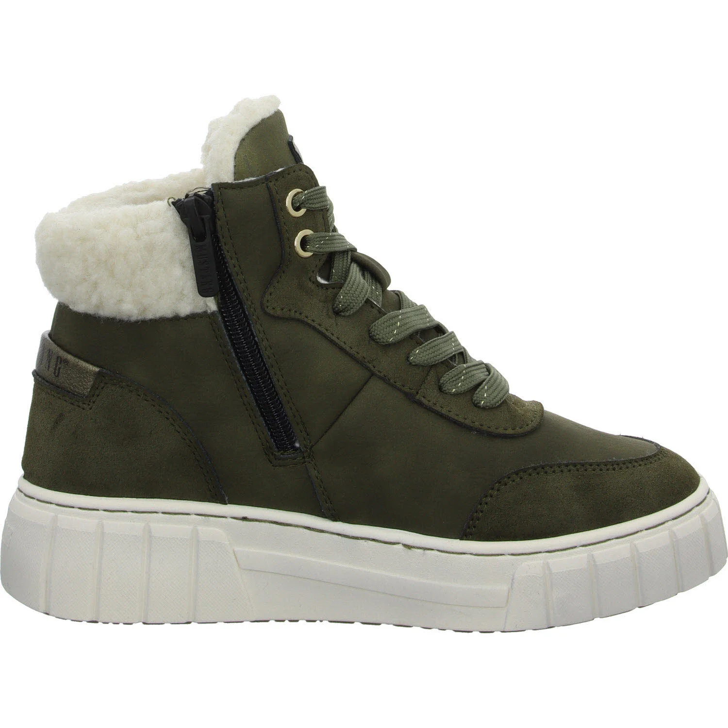 Mustang Damen Schnürstiefel warm 1446607-770 1446607 military normal