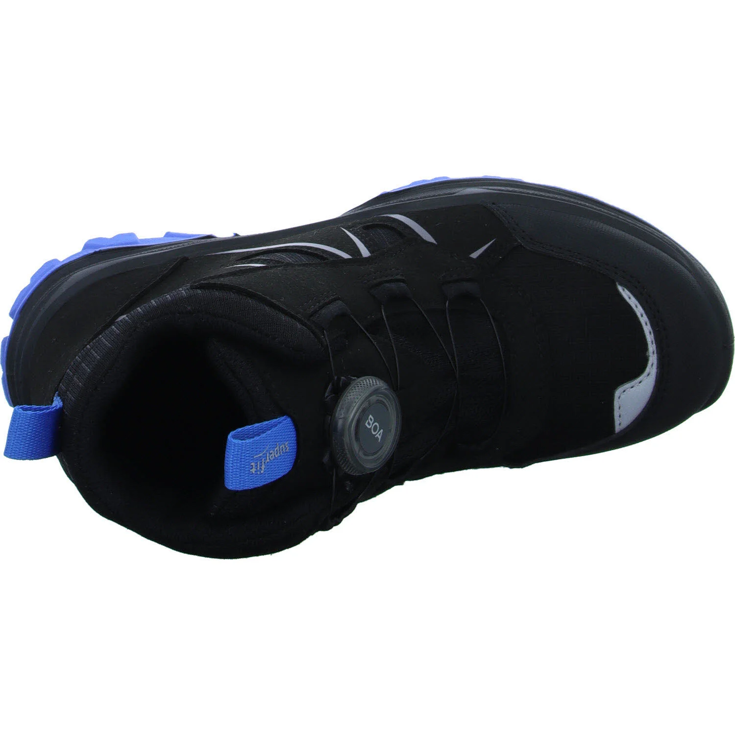 Element 8 von 8 (Bild) – Superfit Kinder Schaftstiefel 1-000076-0000 Jupiter SCHWARZ/BLAU WMS weit