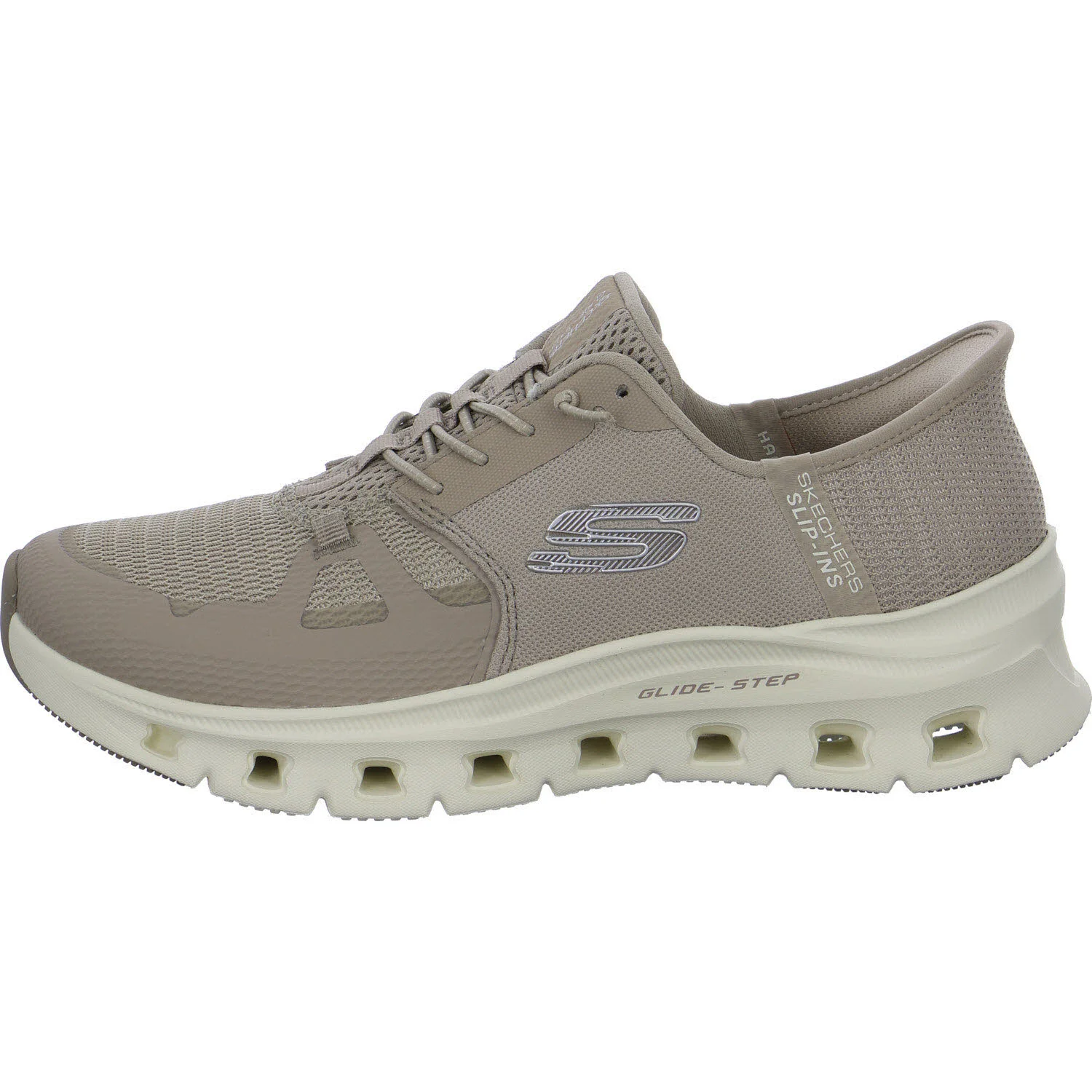 Element 6 von 8 (Bild) – Skechers Damen Slipper 150420 TPE Glide-Step Pro taupe normal